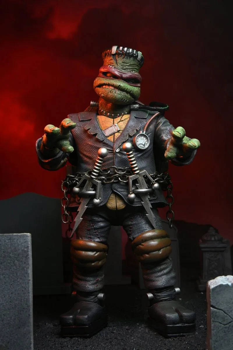 NECA Universal Monsters X TMNT - Ultimate Raphael Als Frankensteins Monster Figur 6 NECA Universal Monsters X TMNT - Ultimate Raphael Als Frankensteins Monster Figur – Bild 4