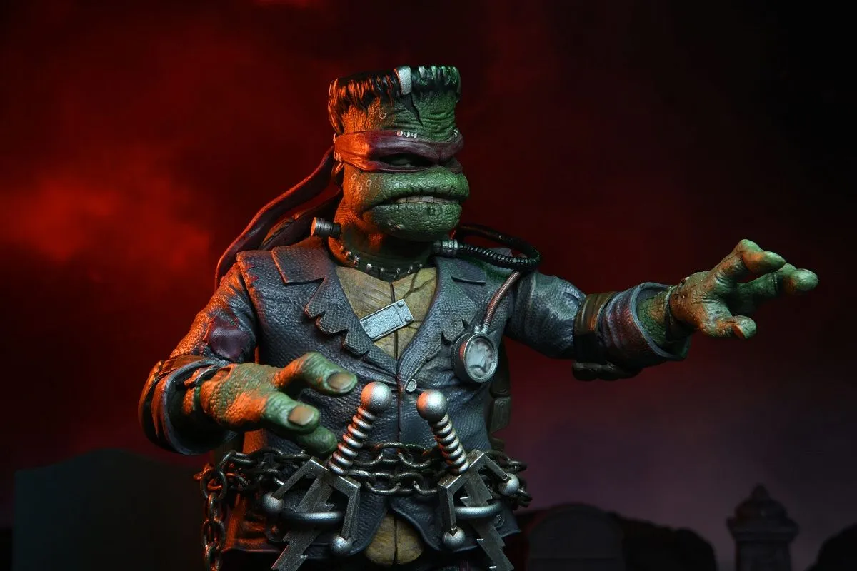 NECA Universal Monsters X TMNT - Ultimate Raphael Als Frankensteins Monster Figur 7 NECA Universal Monsters X TMNT - Ultimate Raphael Als Frankensteins Monster Figur – Bild 5