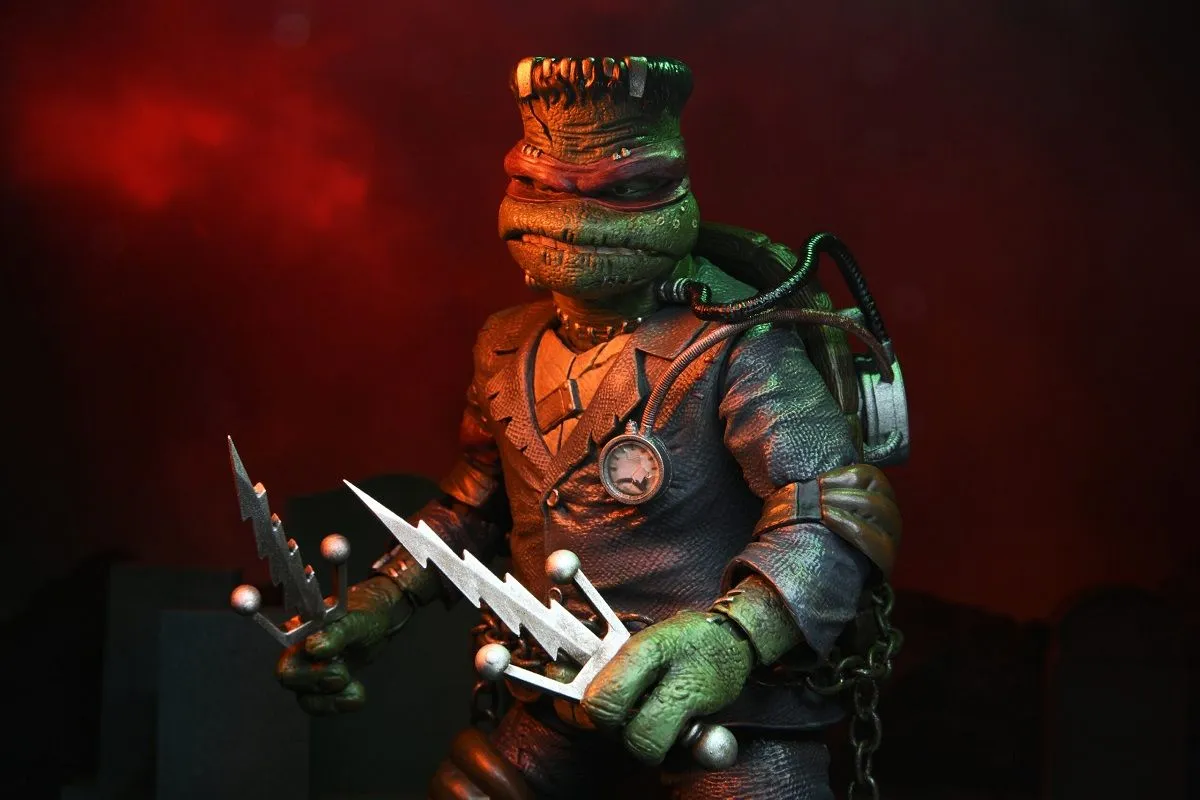 NECA Universal Monsters X TMNT - Ultimate Raphael Als Frankensteins Monster Figur 9 NECA Universal Monsters X TMNT - Ultimate Raphael Als Frankensteins Monster Figur – Bild 7
