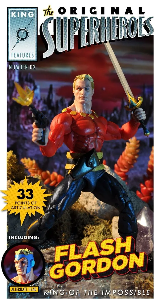 NECA The Original Superheroes S1 - Flash Gordon Actionfigur 15 NECA The Original Superheroes S1 - Flash Gordon Actionfigur – Bild 13