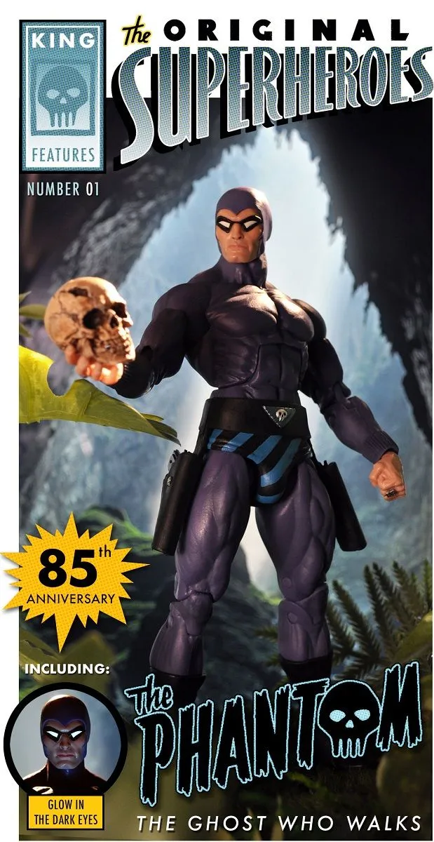 NECA The Original Superheroes S1 - The Phantom Actionfigur 18 NECA The Original Superheroes S1 - The Phantom Actionfigur – Bild 16